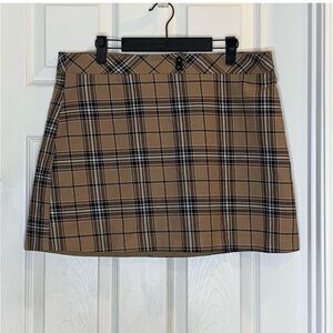 3/$25 Express Cream Tan A-Line Mini Skirt Casual